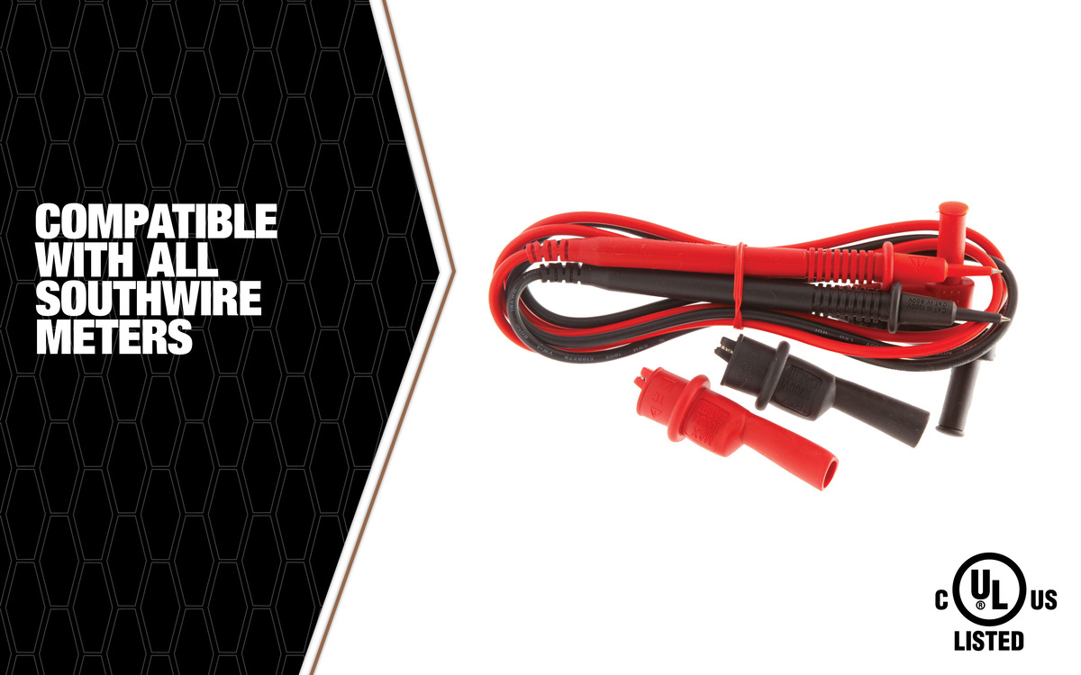 60010S, TEST LEADS CAT IV 600V