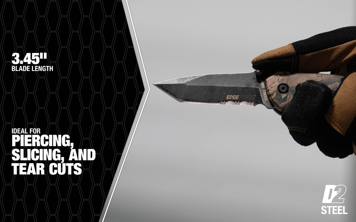 TBKND2-CAMO, CUCHILLO PLEGABLE D2 CAMO
