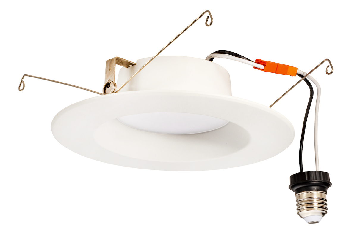 6PK 7.5W 5"/6" DOWNLIGHT SMOOTH WHITE TR