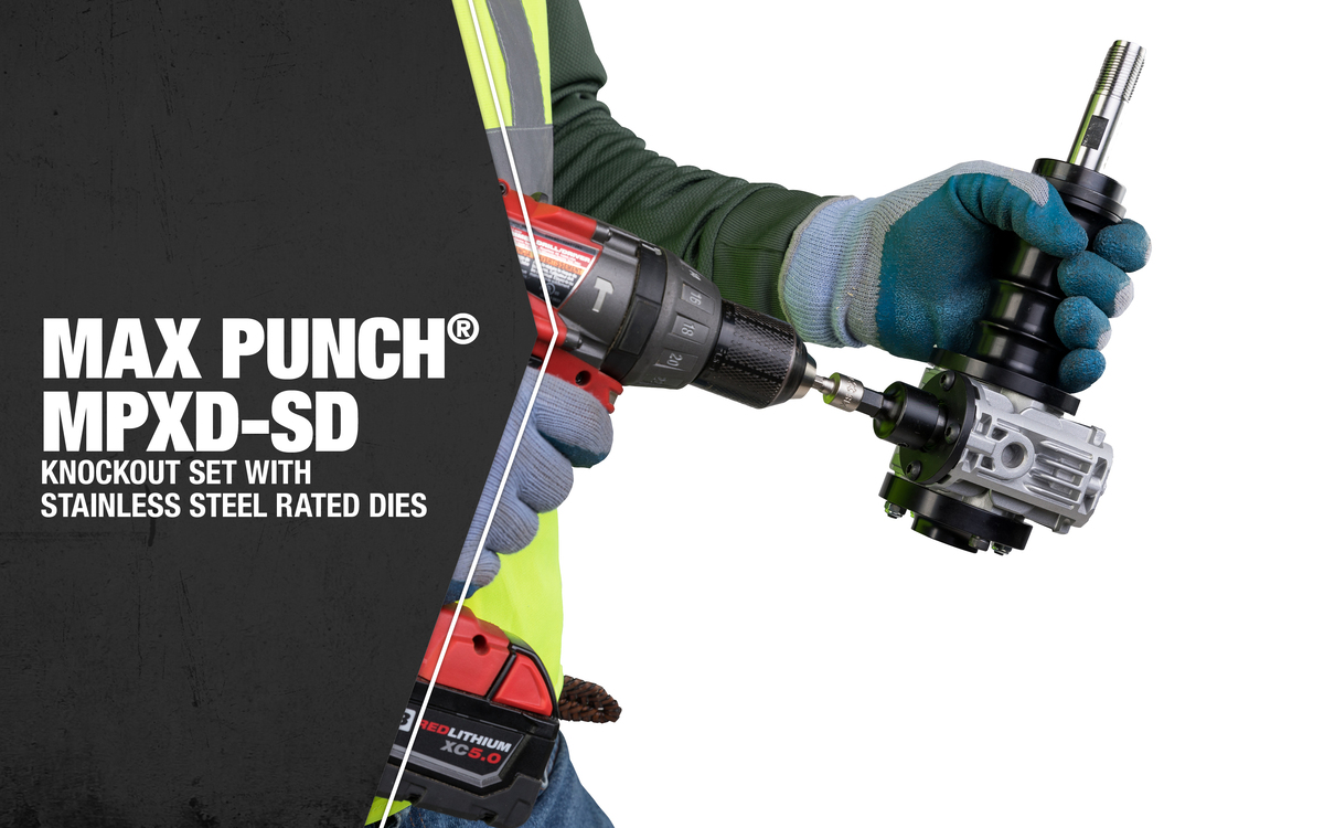 Milwaukee knockout die set on sale