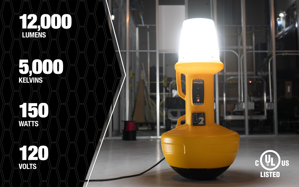 WOBBLELIGHT V2 150W LED WORK LIGHT