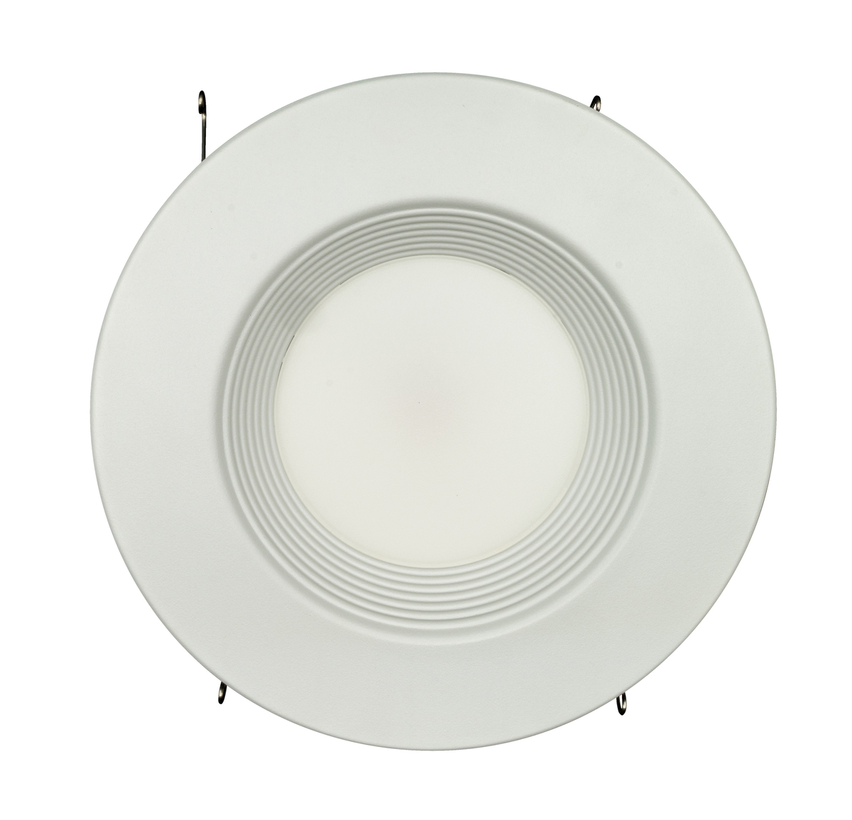 "6PK LED 6"" 7.5W RECESS BAFFLE TRIM-3000K