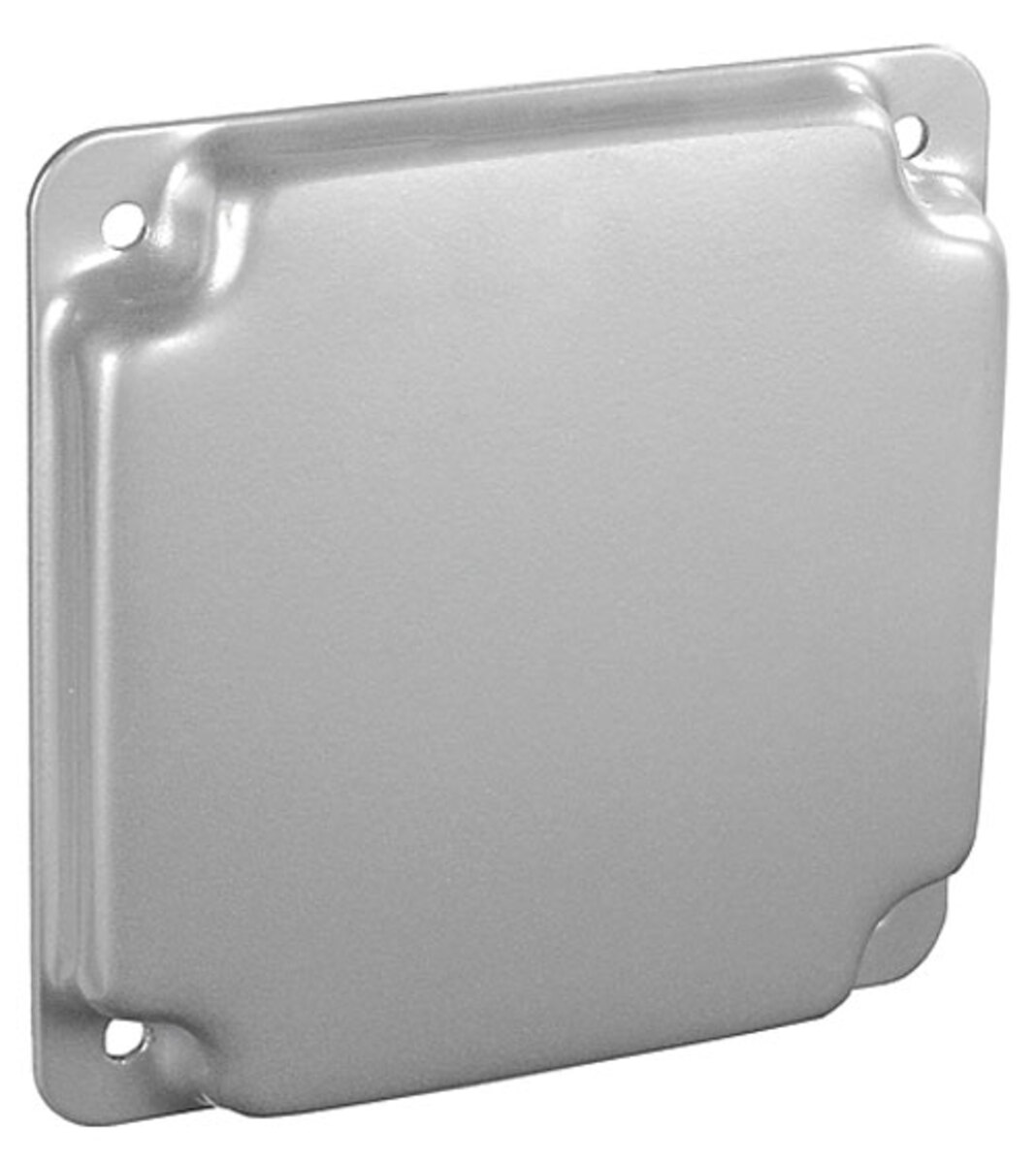 4" Square Industrial Surface Cover, 1/2" Raised - Blank